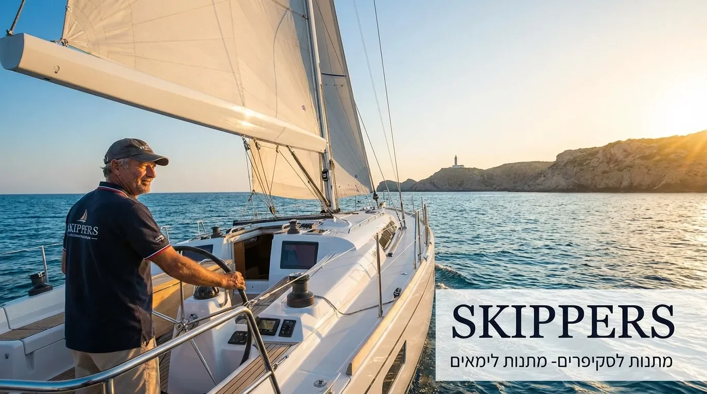 יאכטה מפרשית יוקרתית בים התיכון עם סקיפר מקצועי